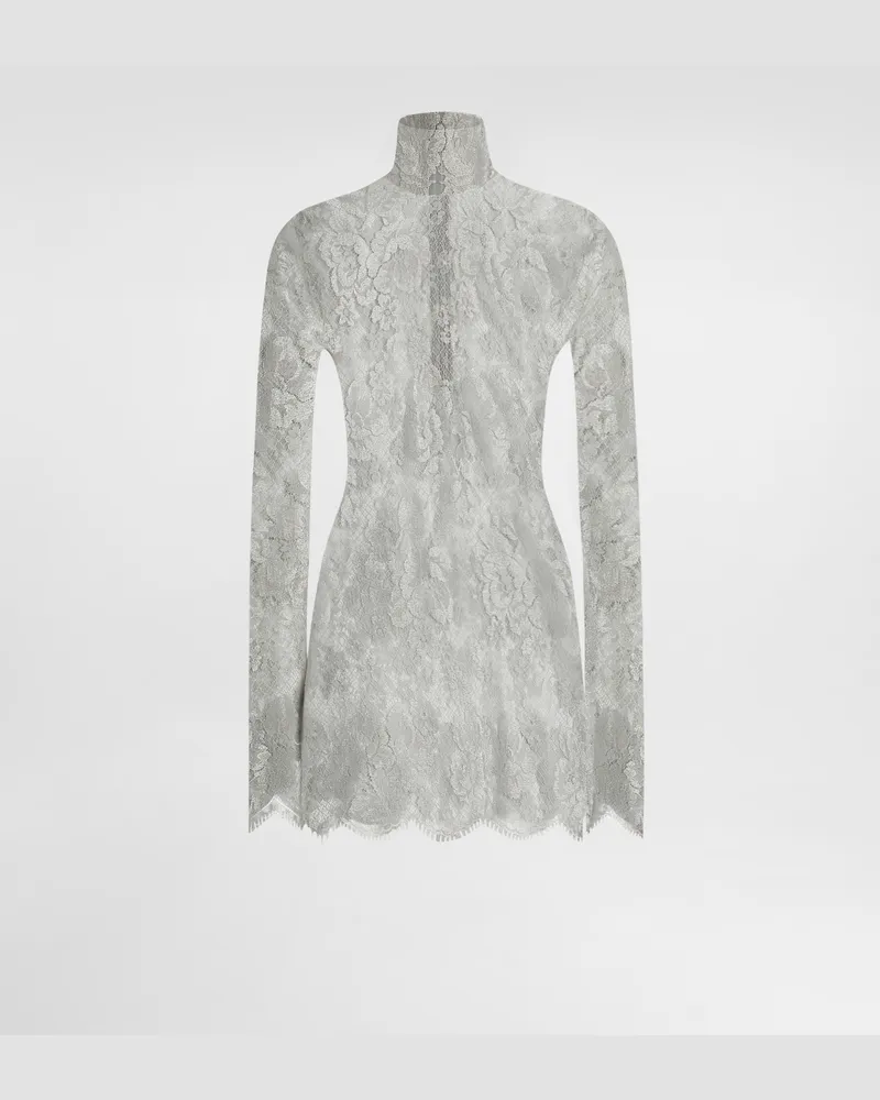 Dolce & Gabbana Chantilly Lace Blouse - Frau Blusen Und Tops Grün Grün
