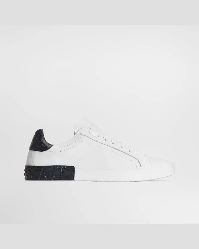 Dolce & Gabbana Sneaker Portofino Aus Kalbsleder - Mann Sneakers Mehrfarbig Mehrfarbig