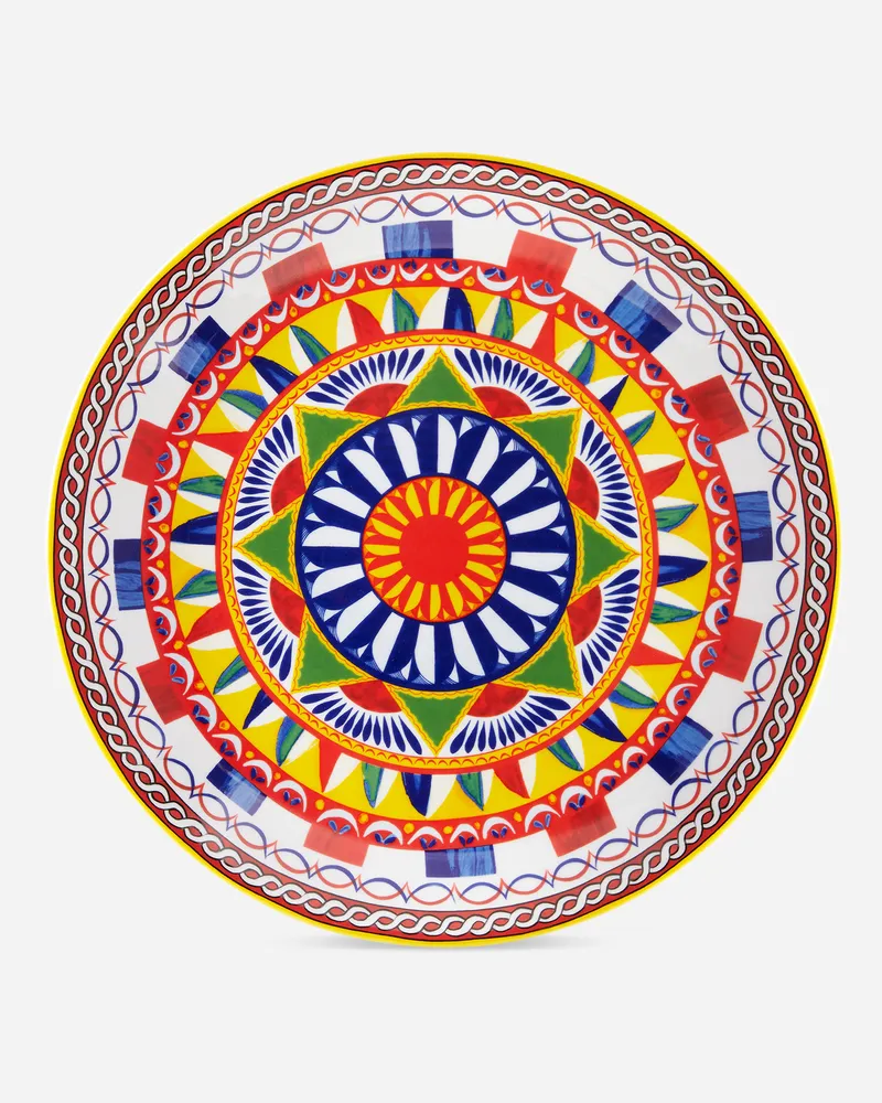 Dolce & Gabbana Porcelain Platter - Servierplatten Mehrfarbig Mehrfarbig