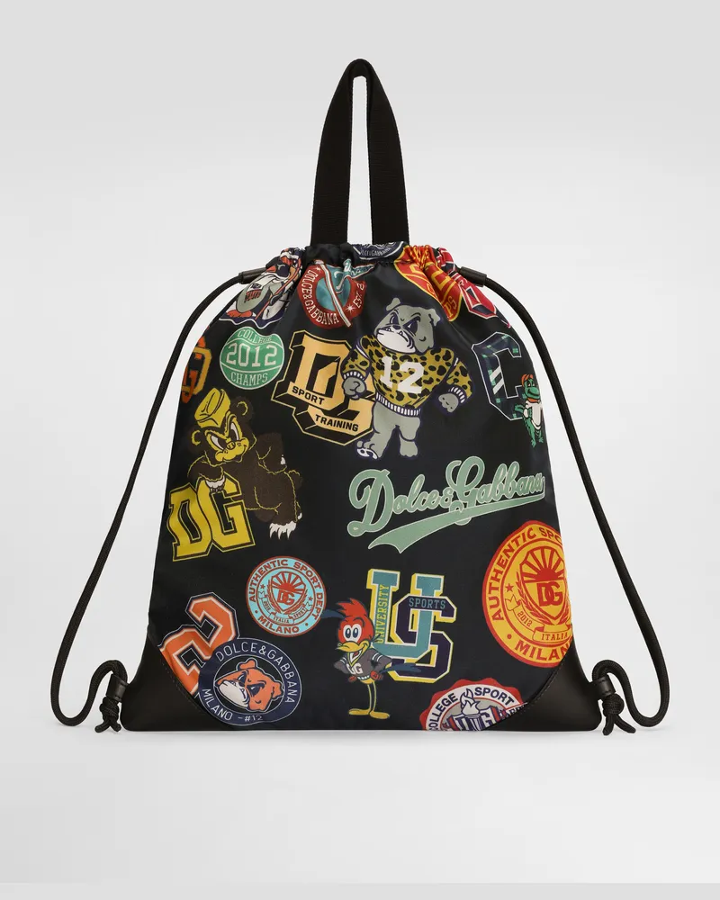 Dolce & Gabbana Rucksack Aus Nylon - Mann Collection 