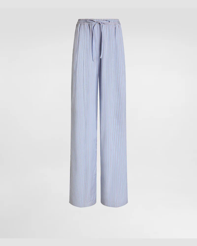 Dolce & Gabbana Striped Poplin Trousers - Frau Hosen Und Shorts #n/d Mehrfarbig