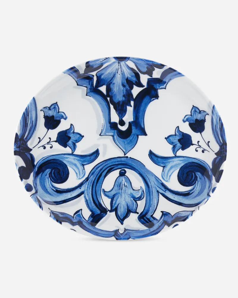 Dolce & Gabbana Porcelain Platter - Servierplatten Mehrfarbig Mehrfarbig