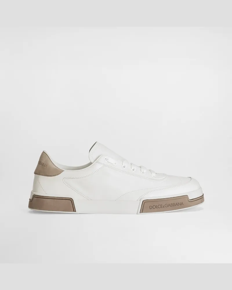 Dolce & Gabbana Schuh Portofino Yacht Aus Kalbsleder - Mann Schnürschuhe Mehrfarbig Mehrfarbig