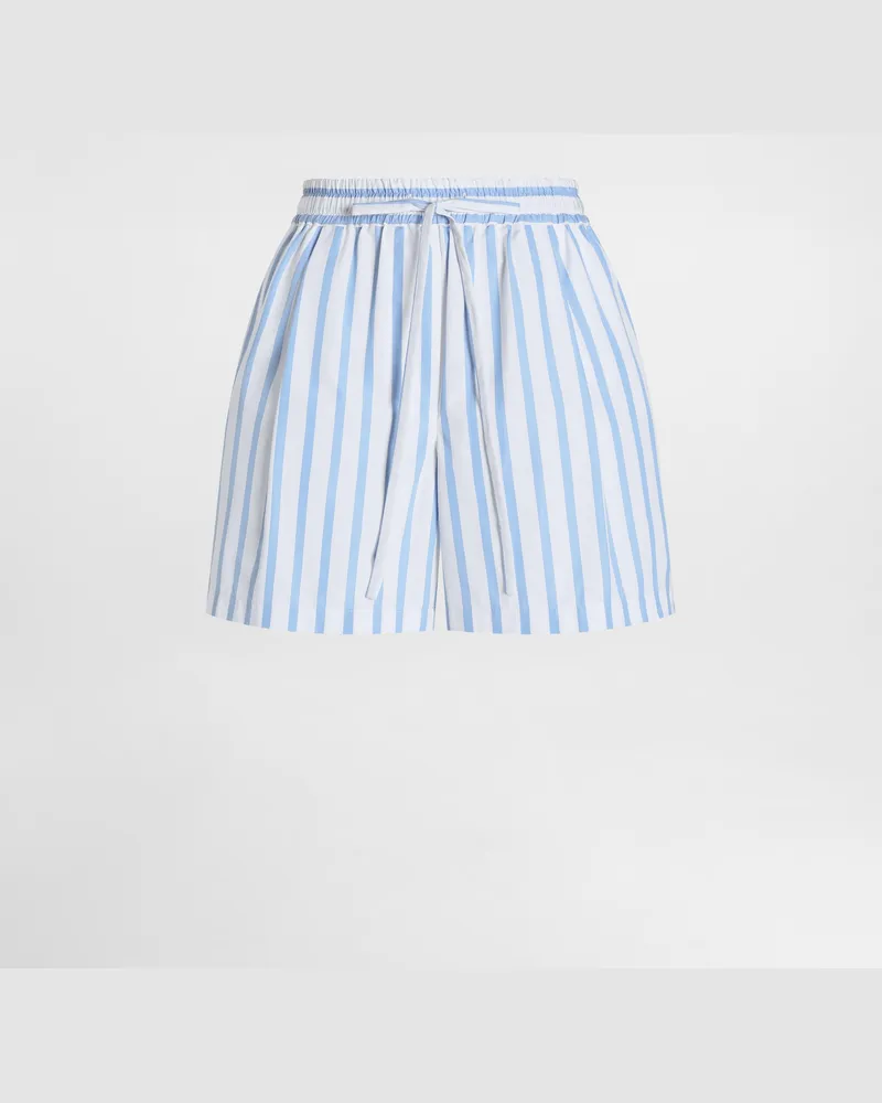 Dolce & Gabbana Striped Poplin Shorts - Frau Hosen Und Shorts #n/d Multicolor