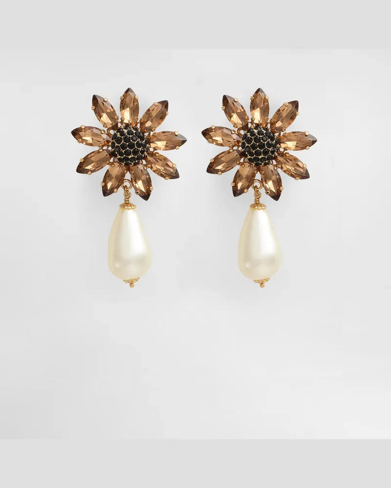 Dolce & Gabbana Re Edition Clip Earrings - Frau Collection Gold Metall Gold