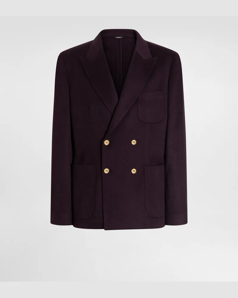 Dolce & Gabbana Zweireihige Jacke Portofino Aus Kaschmir - Mann Anzüge Und Blazer Violett Violett