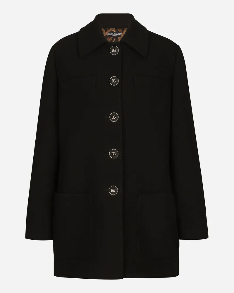 Dolce & Gabbana Cappotto - Frau Mäntel Und Jacken Schwarz Schwarz