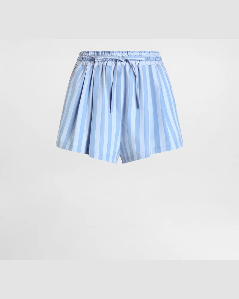 Dolce & Gabbana Striped Poplin Shorts - Frau Hosen Und Shorts #n/d Mehrfarbig