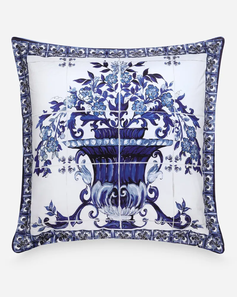 Dolce & Gabbana Duchesse Cotton Cushion Large - Große Kissen Mehrfarbig Mehrfarbig