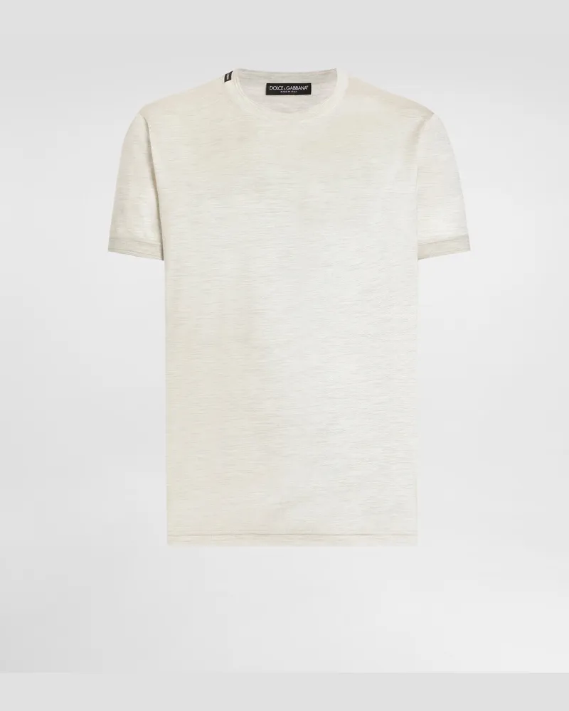 Dolce & Gabbana Silk T-shirt - Mann T-shirts Und Polos Multicolor Multicolor