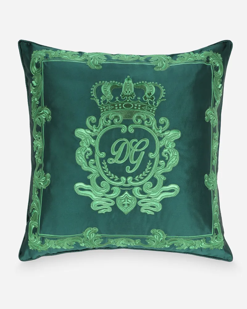 Dolce & Gabbana Mikado Silk Cushion Medium - Besondere Kissen Mehrfarbig Mehrfarbig
