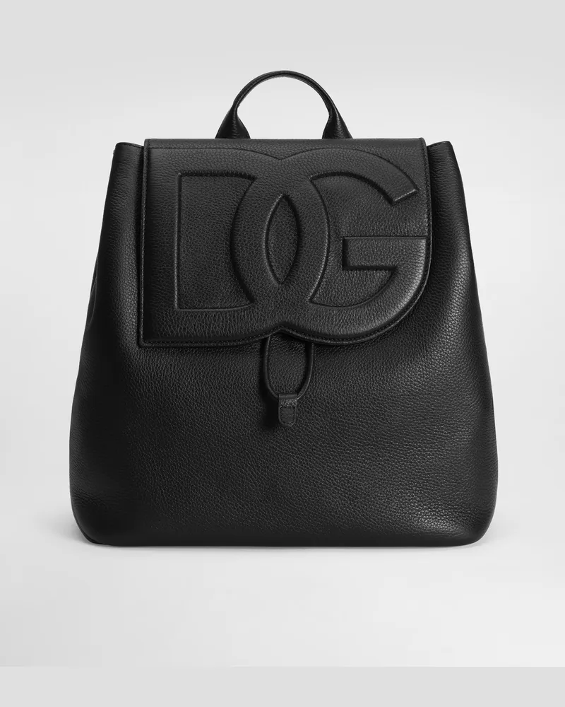 Dolce & Gabbana Rucksack Aus Hirschleder - Mann Rucksäcke Und Bauchtaschen Schwarz Schwarz