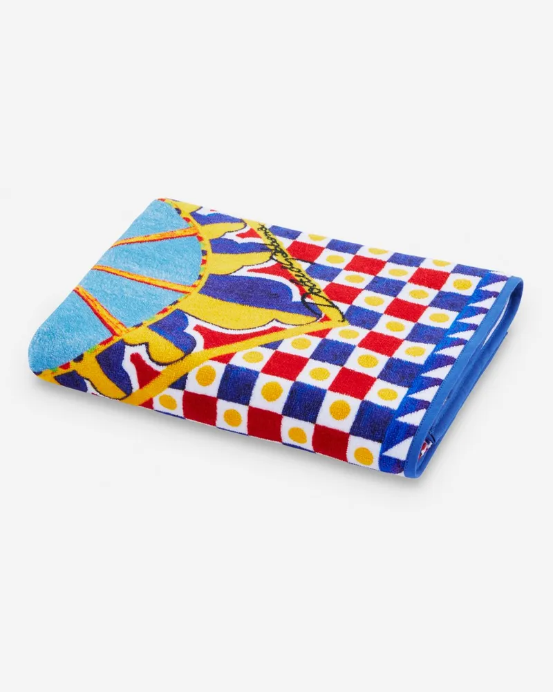 Dolce & Gabbana Terry Cotton Hand Towel - Duschtücher Mehrfarbig Mehrfarbig