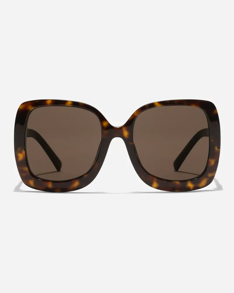 Dolce & Gabbana Sonnenbrille Dg Crossed - Frau Collection Havanna Acetat Havanna
