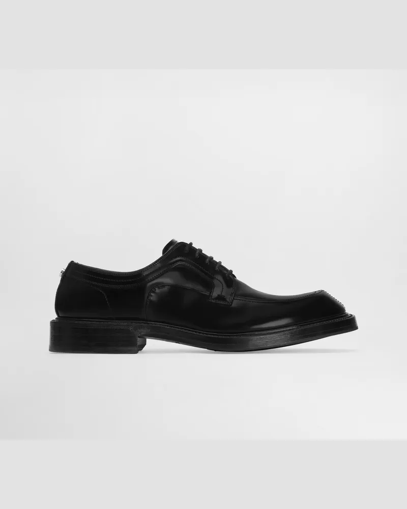 Dolce & Gabbana Derby-schuhe Aus Kalbsleder - Mann Schnürschuhe Schwarz 