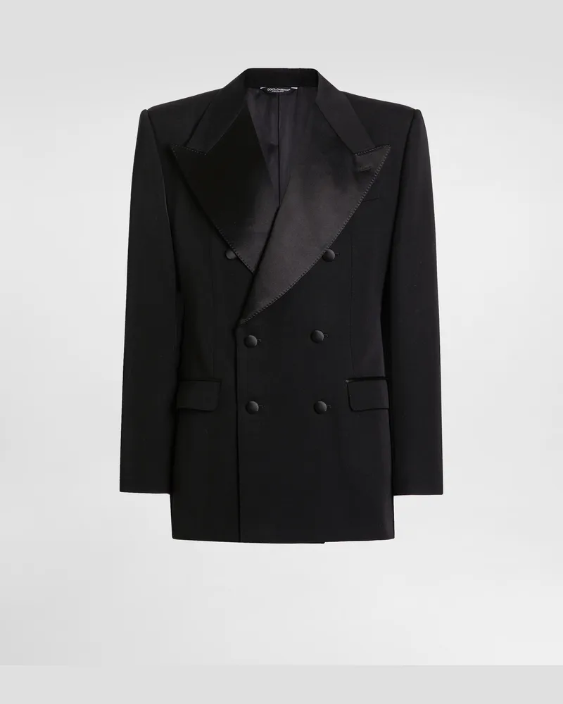 Dolce & Gabbana Double-breasted Sicilia Jacket - Mann Anzüge Und Blazer Schwarz Black