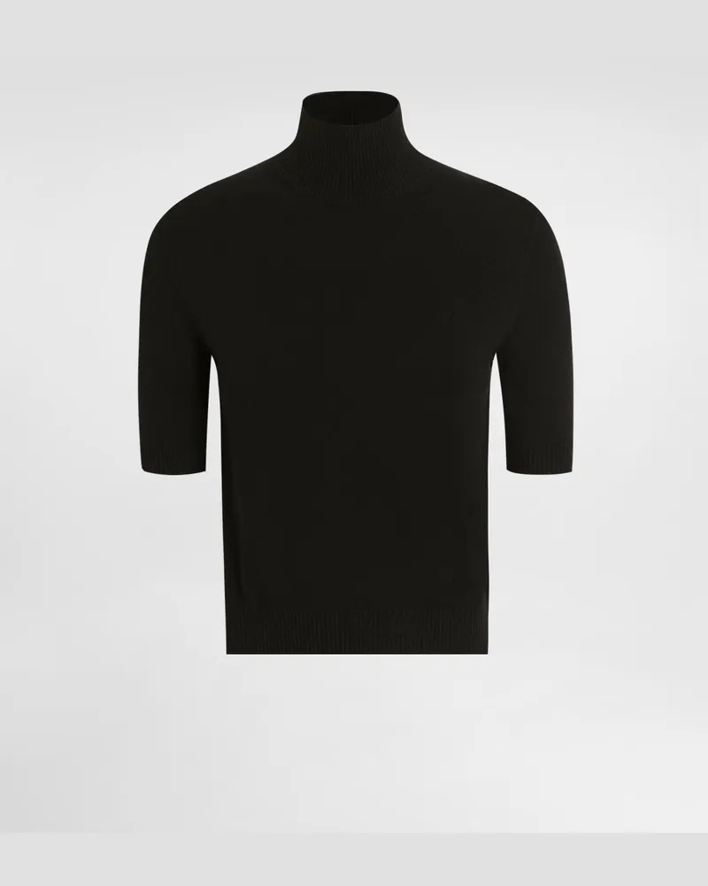 Dolce & Gabbana Pullover Aus Kaschmir - Frau Strickwaren Schwarz Schwarz