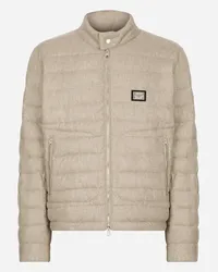 Dolce & Gabbana Steppjacke aus Kaschmir Beige