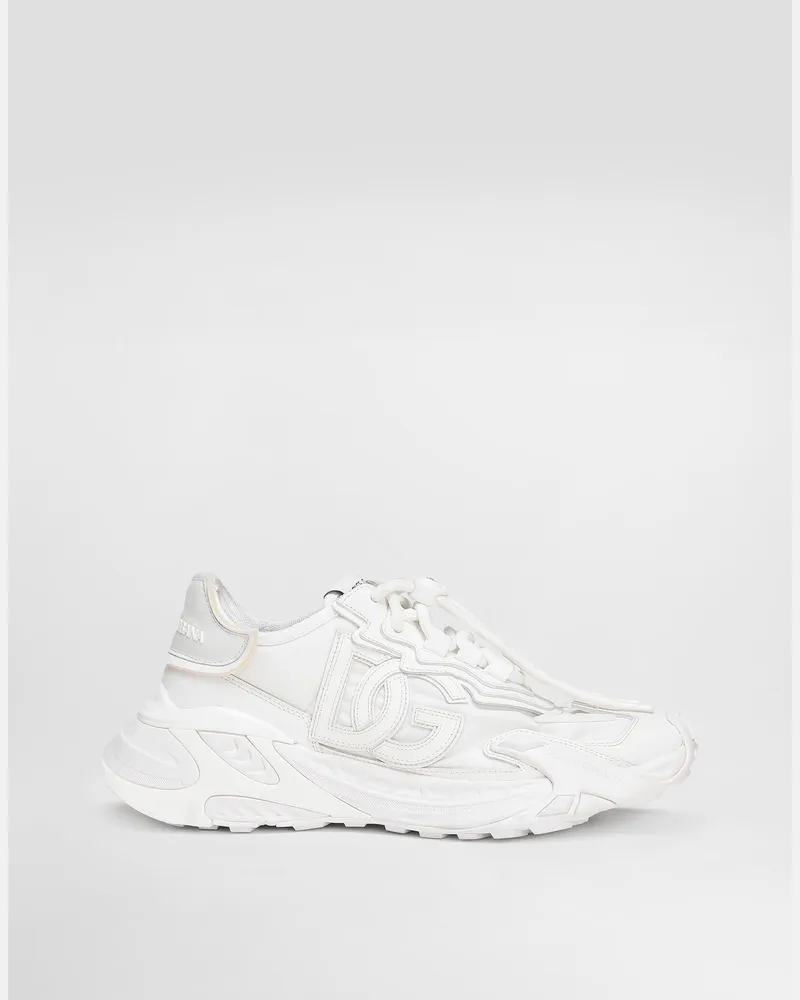 Dolce & Gabbana Sneaker Day Faster Aus Viskosegewebe - Frau Sneakers Weiss Weiss