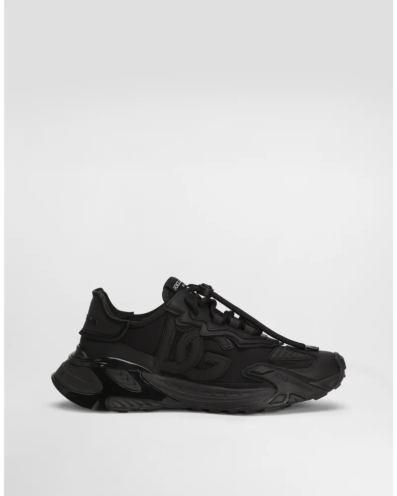 Dolce & Gabbana Day Faster Sneakers In Fabric - Mann Sneakers Schwarz Black