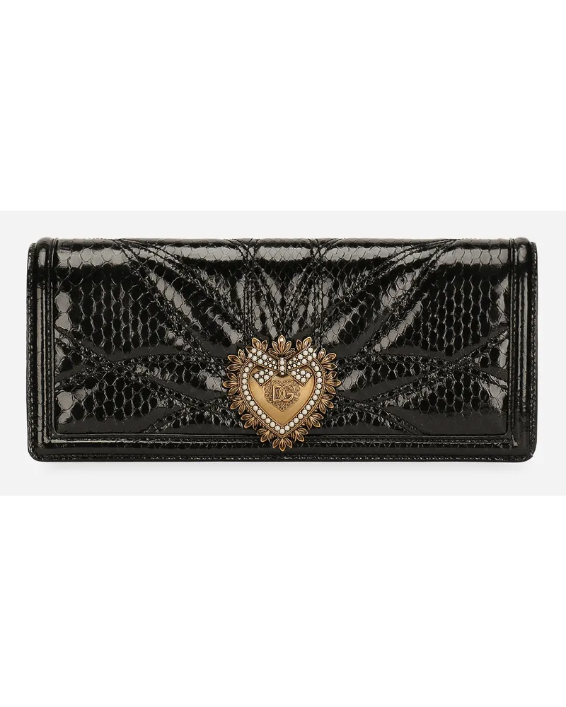 Dolce & Gabbana Baguette-Tasche Devotion Schwarz