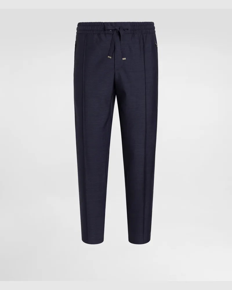 Dolce & Gabbana Jogginghose Aus Schurwolle - Mann Hosen Und Shorts Grau Grau