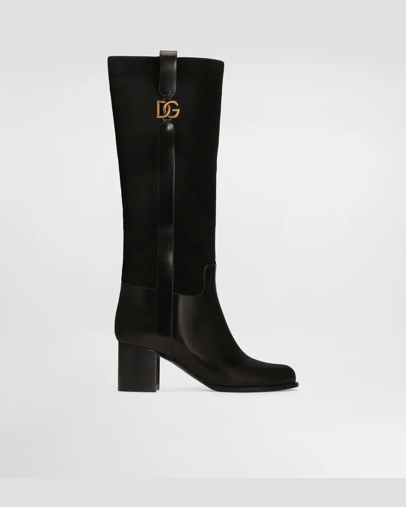 Dolce & Gabbana Cavallerizzo - Frau Stiefel Und Siefeletten Schwarz Black