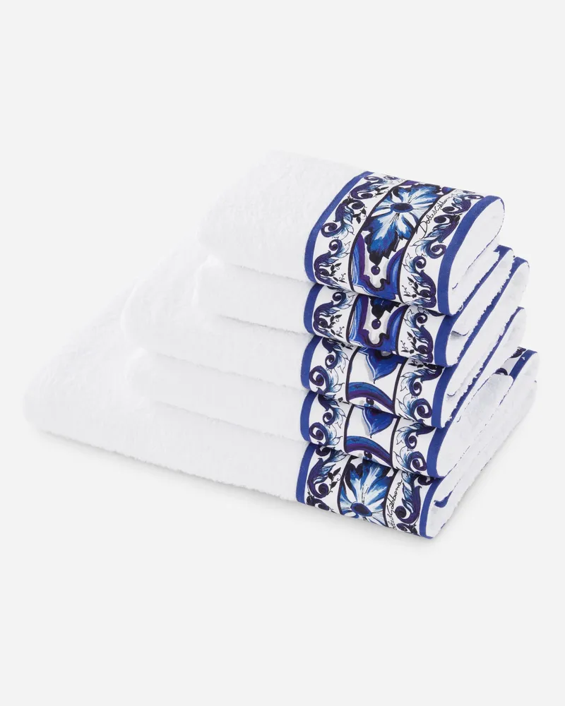 Dolce & Gabbana Set Of 5 Terry Cotton Towels - Handtuch-sets Mehrfarbig Mehrfarbig