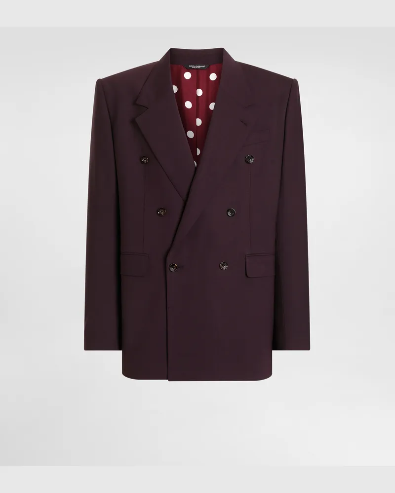 Dolce & Gabbana Jacke Palermo Aus Wolle Mit Doppelreihigem Verschluss - Mann Anzüge Und Blazer Mehrfarbig Mehrfarbig