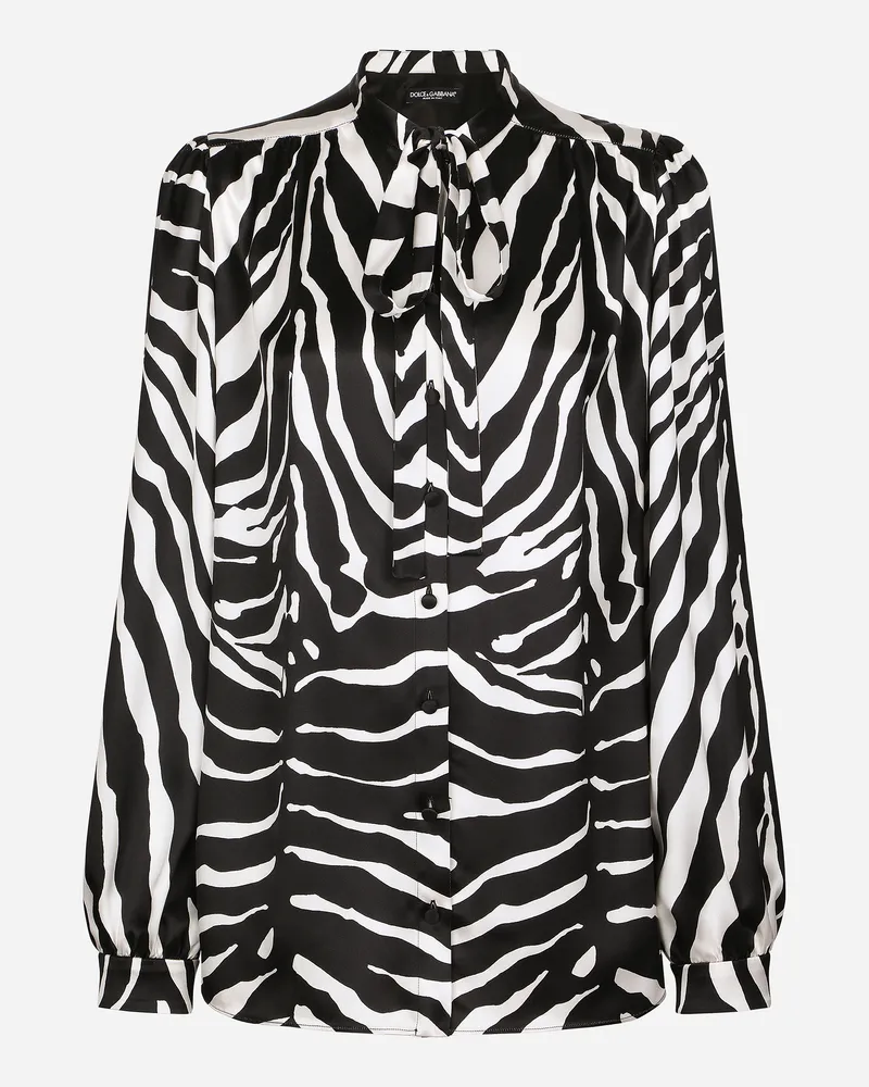 Dolce & Gabbana Camicia - Frau Blusen Und Tops Mehrfarbig Mehrfarbig