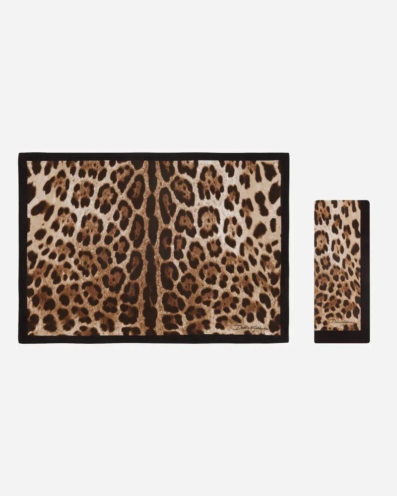 Dolce & Gabbana Set Platzdeckchen Und Serviette Aus Leinen - Sets Platzdeckchen Und Serviette Mehrfarbig Mehrfarbig