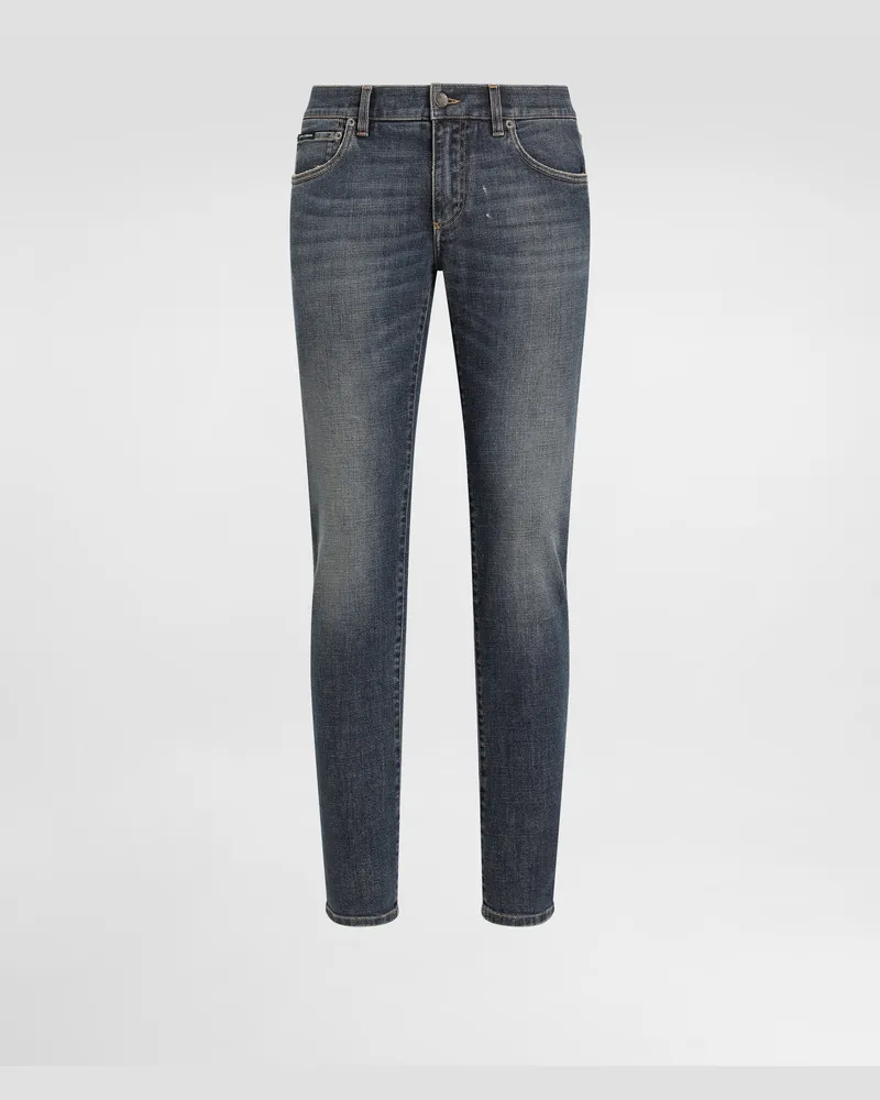 Dolce & Gabbana Pantalone - Mann Jeans Mehrfarbig Baumwolle Mehrfarbig