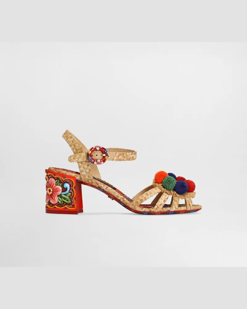 Dolce & Gabbana Sandalo - Frau Sandalen Und Wedges Multicolor Multicolor