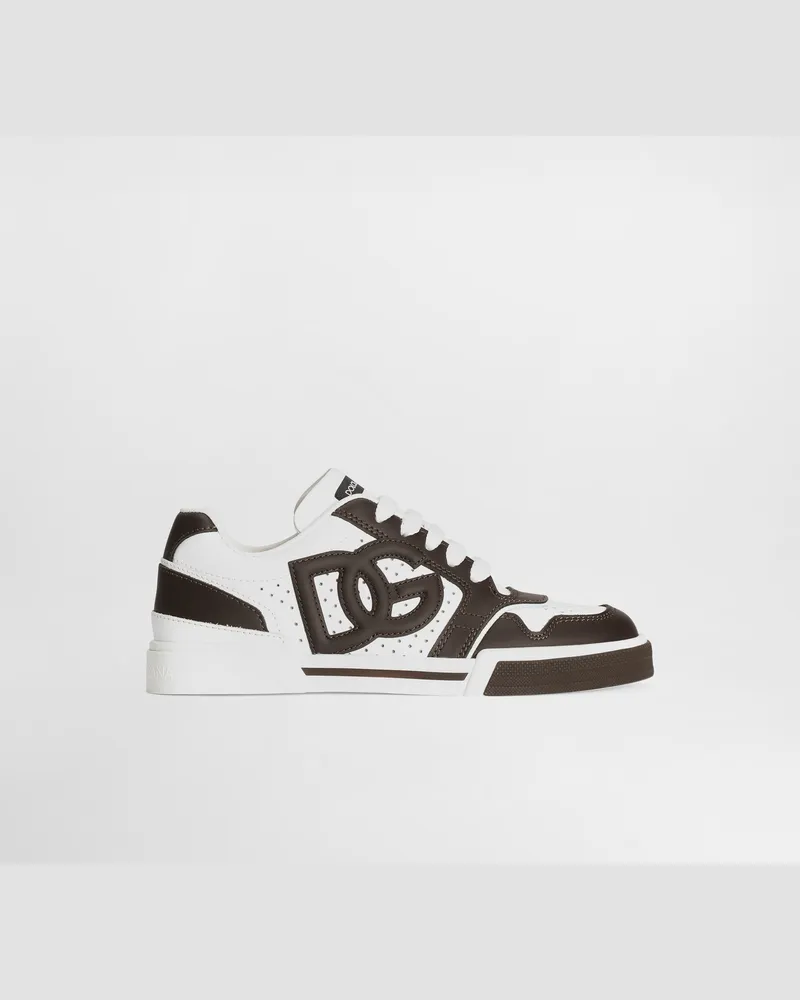 Dolce & Gabbana Sneaker New Roma Aus Kalbsleder - Mann Collection Mehrfarbig Mehrfarbig