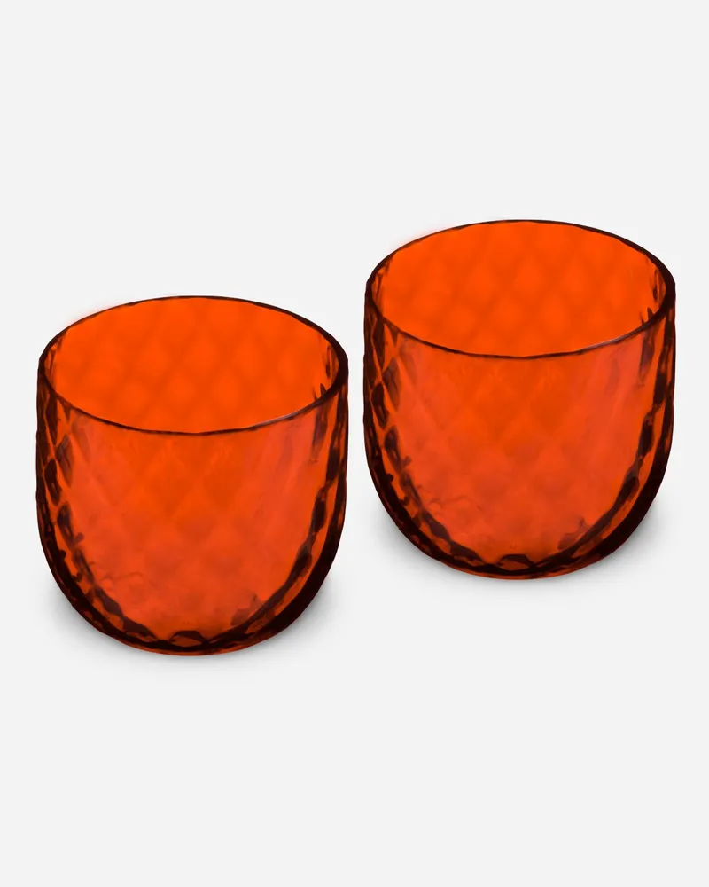 Dolce & Gabbana Set 2 Hand-blown Murano Shot Glasses - Cocktailgläser Mehrfarbig Mehrfarbig