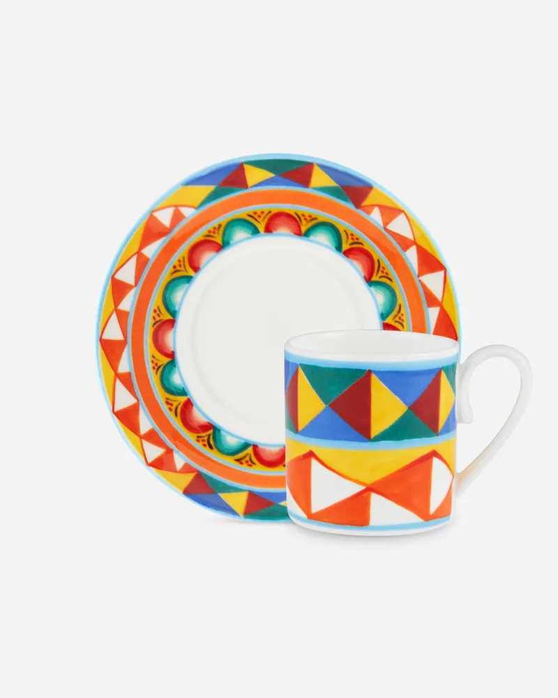 Dolce & Gabbana Fine Porcelain Espresso Set - Espressotassen Mehrfarbig Mehrfarbig