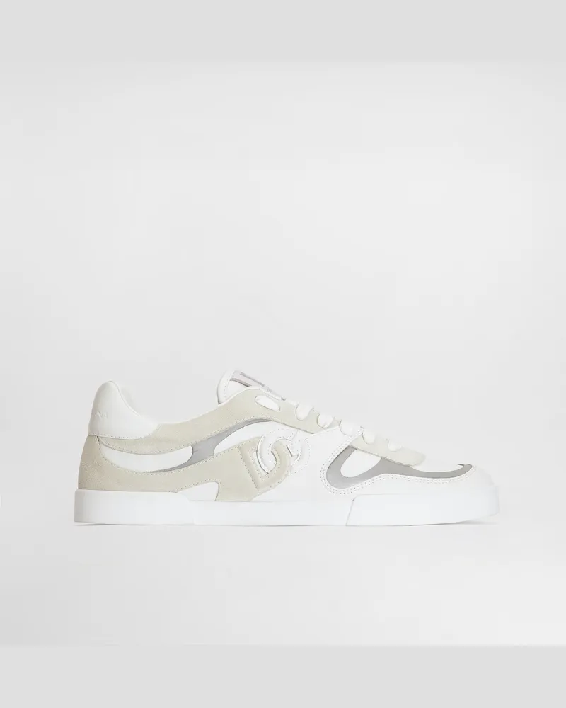 Dolce & Gabbana Sneaker Portofino Aus Kalbsleder - Mann Sneakers Mehrfarbig Mehrfarbig