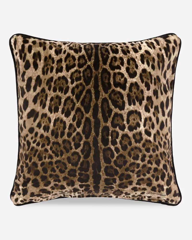 Dolce & Gabbana Velvet Cushion Medium - Mittelgroße Kissen Mehrfarbig Mehrfarbig