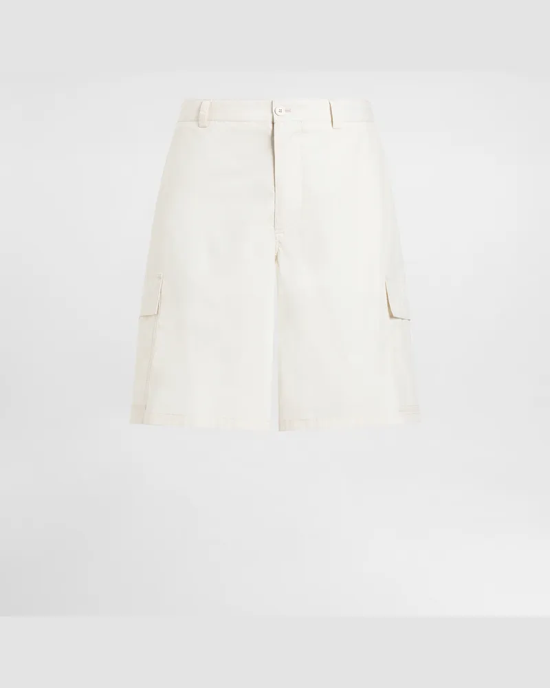 Dolce & Gabbana Cargo-bermudas Aus Baumwolle - Mann Hosen Und Shorts Beige Beige