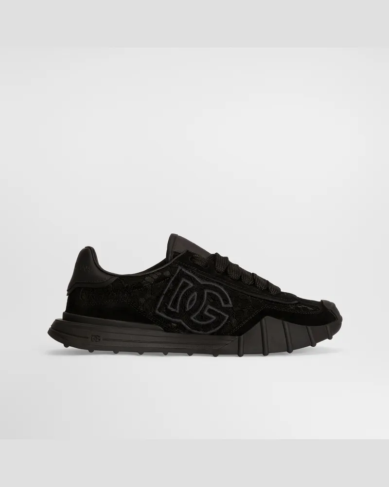 Dolce & Gabbana Sneaker Bassa - Frau Sneakers Schwarz Schwarz