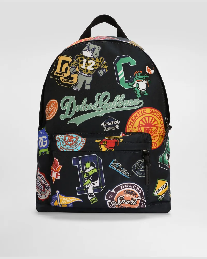 Dolce & Gabbana Rucksack Aus Nylon - Mann Collection 