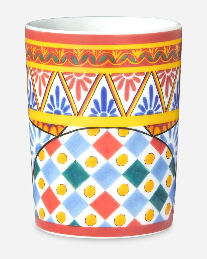 Dolce & Gabbana Porcelain Water Glass - Wassergläser Mehrfarbig Mehrfarbig