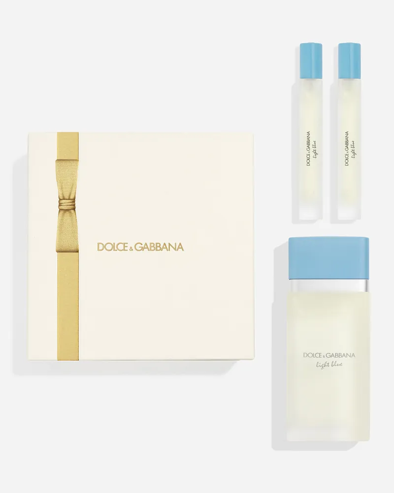 Dolce & Gabbana Light Blue Edt Trio Gift Set - Woman Light Blue -