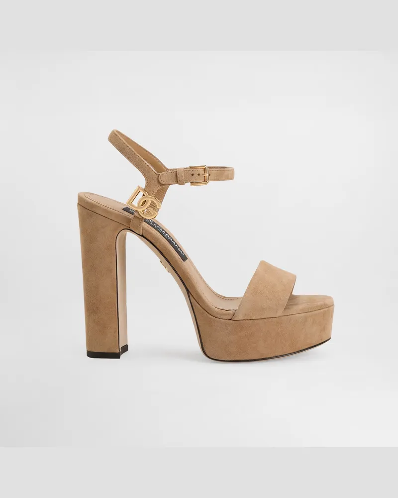 Dolce & Gabbana Sandalo Plt - Frau Sandalen Und Wedges Taubengrau Taubengrau