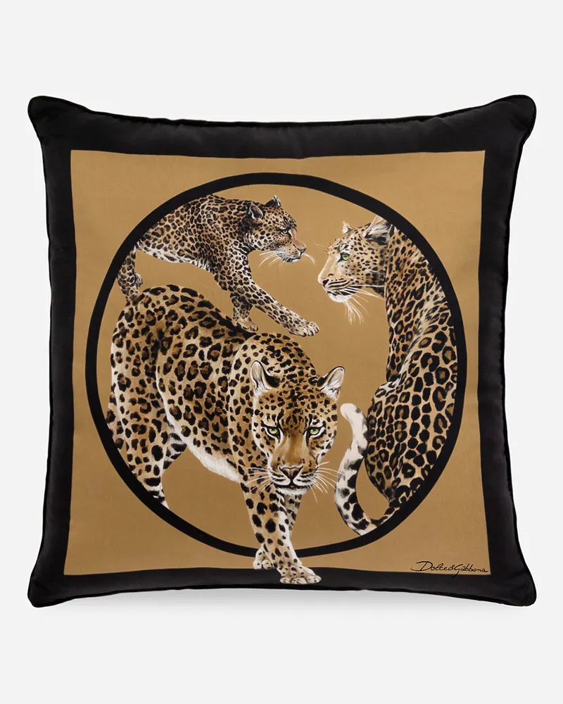 Dolce & Gabbana Silk Twill Cushion Small - Kleine Kissen Mehrfarbig Mehrfarbig