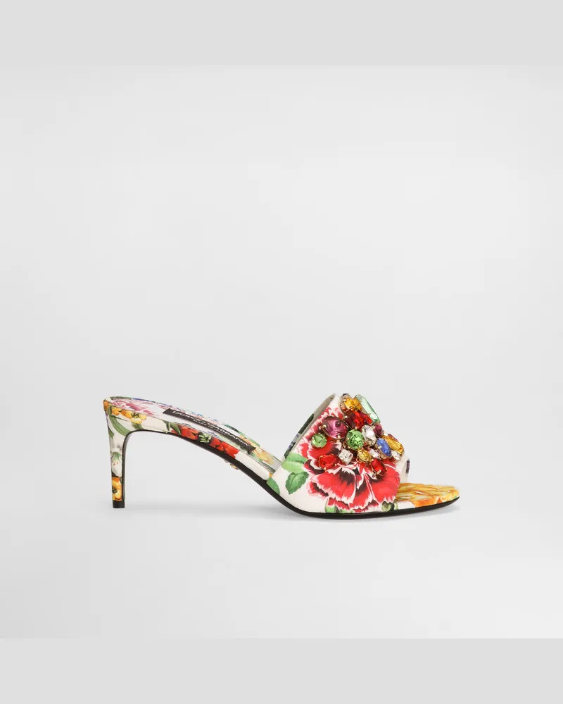 Dolce & Gabbana Mule Aus Brokat - Frau Pantoletten Und Mules Drucken Drucken
