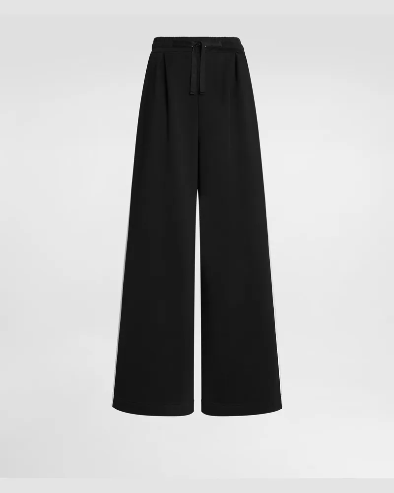 Dolce & Gabbana Fleece Trousers - Frau Hosen Und Shorts Schwarz Black