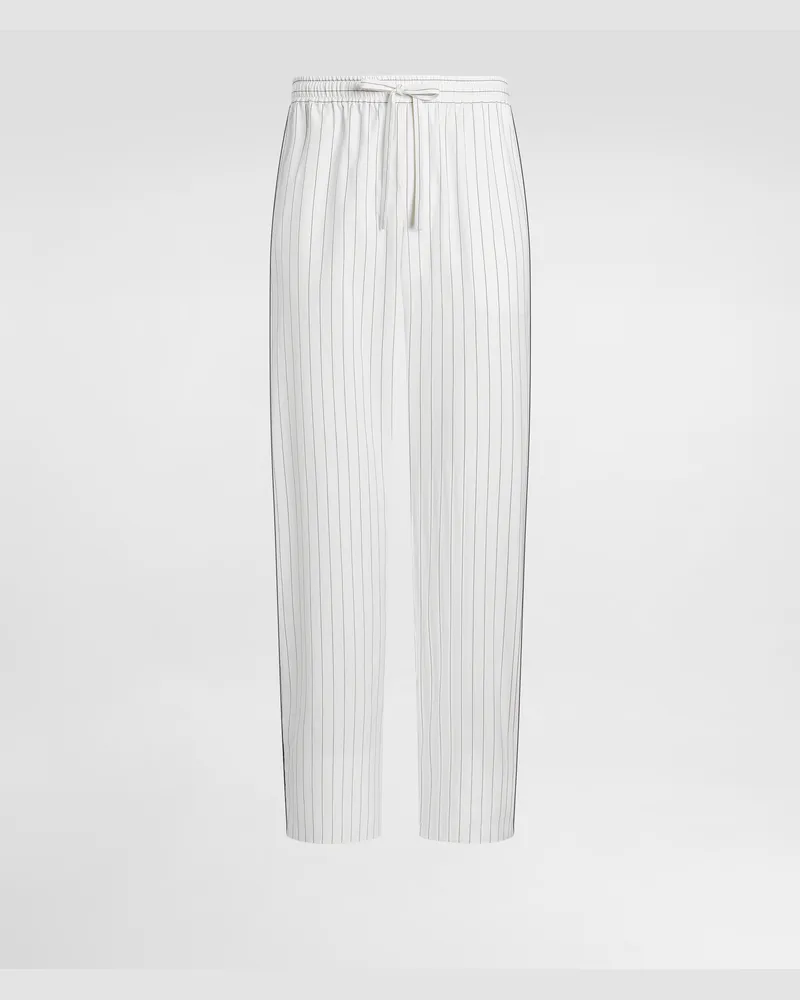 Dolce & Gabbana Striped Poplin Trousers - Mann Collection Mehrfarbig Multicolor
