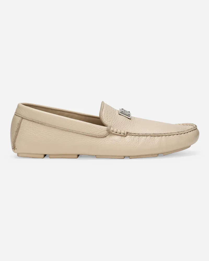 Dolce & Gabbana Driver Aus Hirschleder - Mann Driver Und Mokassins Beige Beige