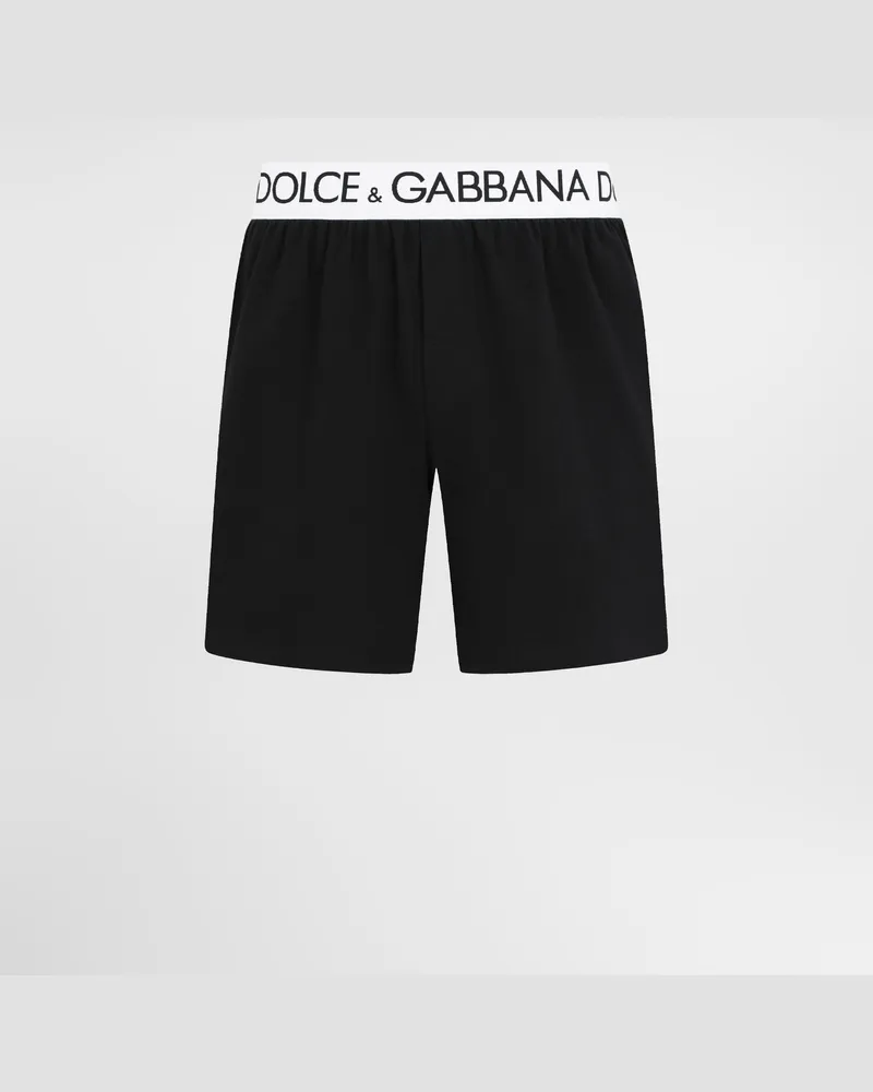 Dolce & Gabbana Shorts Bi-elastische Baumwolle - Mann Unterwäsche Und Loungewear Schwarz Baumwolle Schwarz